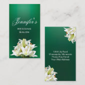 Hochzeits-Salon-Visitenkarte Visitenkarte (Vorne/Hinten)