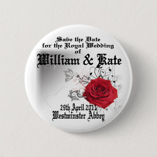 Hochzeits-Sammlerstücke-Andenken Williams u. Kate Button