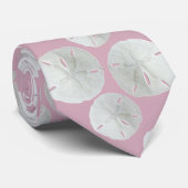 Hochzeits-Sand-Dollar-Herren-RaspberryTie Krawatte (Gerollt)