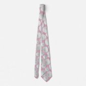 Hochzeits-Sand-Dollar-Herren-RaspberryTie Krawatte (Rückseite)