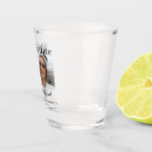 Hochzeits-Save-the-Date-Foto benutzerdefiniertes S Schnapsglas (Rechts)