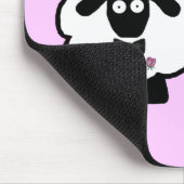 Hochzeits-Schafe Mousepad (Ecke)