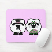 Hochzeits-Schafe Mousepad (Mit Mouse)