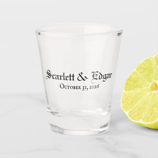 Hochzeits-Schnapsglas Schnapsglas (Vorderseite)