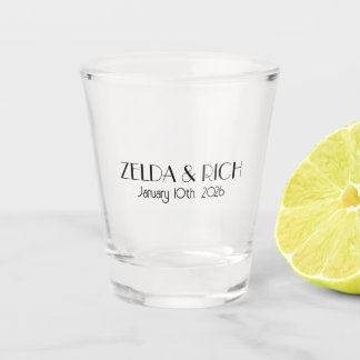 Hochzeits-Schnapsglas Schnapsglas