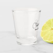 Hochzeits-Schussglas Schnapsglas (Links)