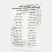 Hochzeits-Sitzplan Botanischer Garten Acrylschild (Winkel)