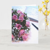 Hochzeits-Symbol-Karte (5) Karte (Gelbe Blume)