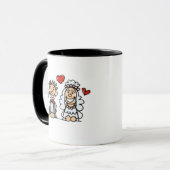 Hochzeits-Tasse Tasse (Vorderseite Links)