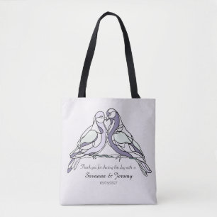 Hochzeits-Tauben-Geschenktasche Tasche
