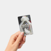 Hochzeits Tauben warten auf das Brautpaar Ausweis (Handheld)