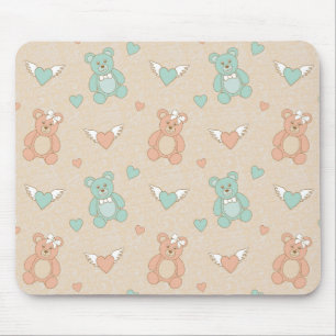 Hochzeits-Teddies Mousepad