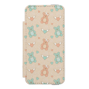 Hochzeits-Teddys Incipio Watson™ iPhone 5 Geldbörsen Hülle