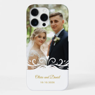 Hochzeits-Themen-Foto und personalisiertes Hochzei iPhone 16 Pro Max Hülle