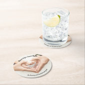 Hochzeits-Untersetzer - nehmen Sie nicht mein Runder Pappuntersetzer (Vor Ort)