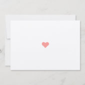 Hochzeits-Verlobungsrosa des islamischen Islams Einladung (Rückseite)