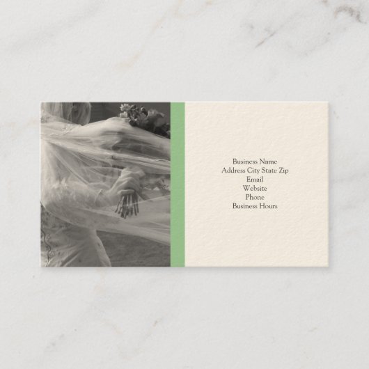 Hochzeits-Visitenkarten Visitenkarte (Vorderseite)