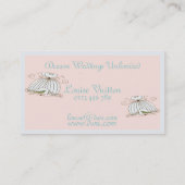 Hochzeits-Visitenkarten Visitenkarte (Rückseite)