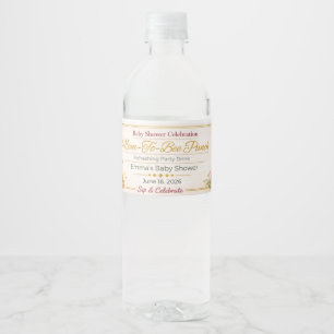 Hochzeits-Wasserflaschen-Etiketten Wasserfeste V Wasserflaschenetikett