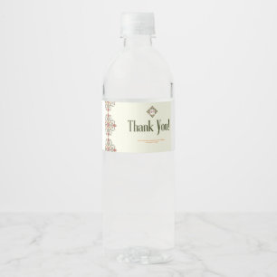 Hochzeits-Wasserflaschenetiketten  Wasserflaschenetikett