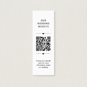 Hochzeits-Website-QR-Code-RSVP-Beilagekarte Treuekarte