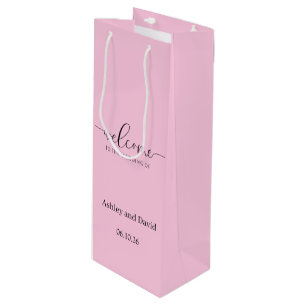 Hochzeits-Willkommensgeschenktasche Geschenktüte Für Weinflaschen