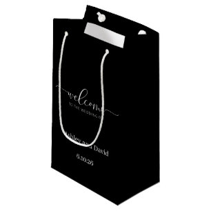 Hochzeits-Willkommensgeschenktasche Kleine Geschenktüte