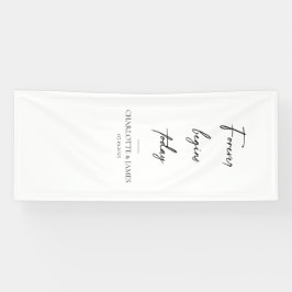 Hochzeits-Willkommensschild, Stoff-Willkommensschi Banner