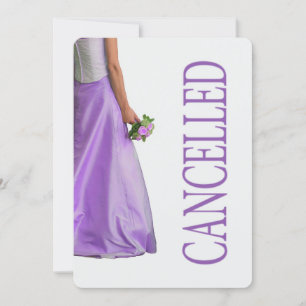 Hochzeitsabsage Ankündigung