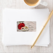 Hochzeitsadresse Adressaufkleber (Insitu)