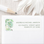 Hochzeitsadresse Sukkulente Wasserfarbenwelt (Insitu)