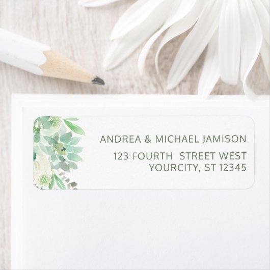 Hochzeitsadresse Sukkulente Wasserfarbenwelt (Insitu)