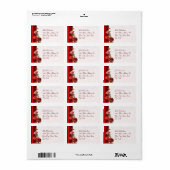 Hochzeitsadressen Adressaufkleber (Vorne)