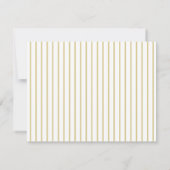 Hochzeitsaktionskarte UAWG *Goldene Blüten* RSVP Karte (Rückseite)