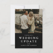 Hochzeitsaktualisierung ändert das Datum der schwa (Vorderseite)