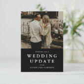 Hochzeitsaktualisierung ändert das Datum der schwa (Stehend Vorderseite)