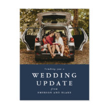 Hochzeitsaktualisierung ändert das Foto der Marine