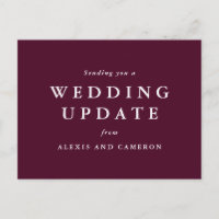 Hochzeitsaktualisierung ändert den Datumstag