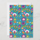 Hochzeitsaktualisierung im mexikanischen Stil mit Einladung (Rückseite)