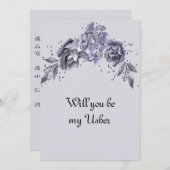 Hochzeitsanfrage "Usher" für Slate Blue Serie (Vorne/Hinten)