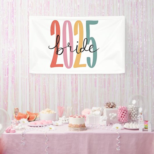 Hochzeitsankündigung 2025 banner (Party)