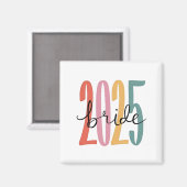 Hochzeitsankündigung 2025 magnet (Vorderseite/Rückseite)