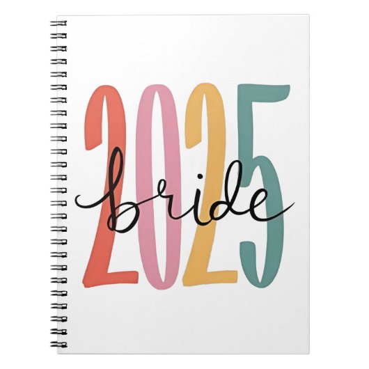 Hochzeitsankündigung 2025 notizblock (Vorderseite)