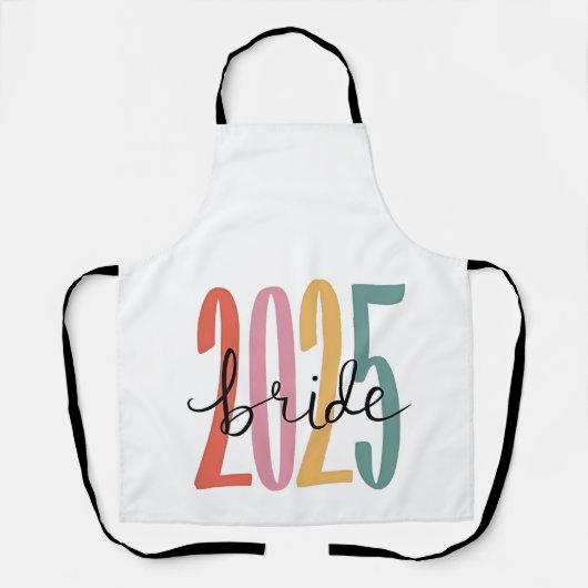 Hochzeitsankündigung 2025 schürze (Vorderseite)