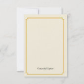 Hochzeitsankündigung - Antwortkarte RSVP Karte (Rückseite)