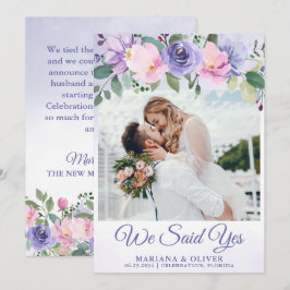 Hochzeitsankündigung Moderne rosa Blüte Einladung