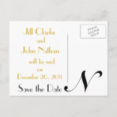 Hochzeitsankündigung Postkarte Kunst, Dichtung und (Rückseite)