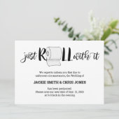 Hochzeitsankündigung - Roll Einladung (Stehend Vorderseite)