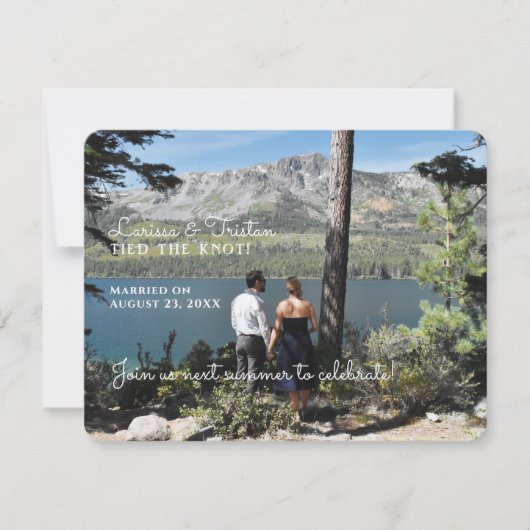 Hochzeitsankündigung Save the Date (Vorderseite)