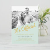 Hochzeitsankündigung und Einladung (Stehend Vorderseite)